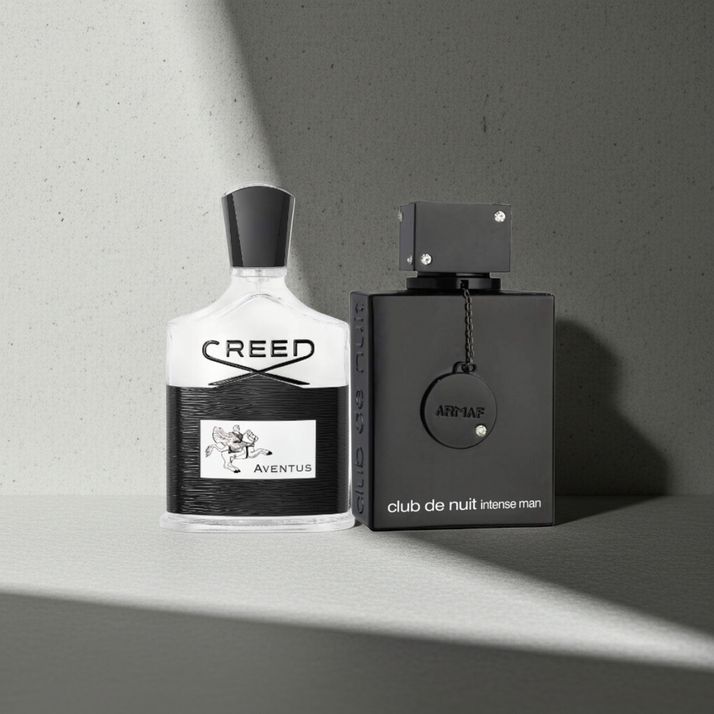 Set de 2 Perfumes Masculinos: Creed Aventus + Club De Nuit Intense