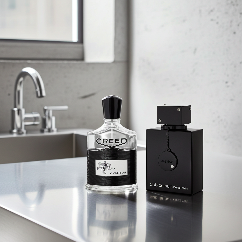Set de 2 Perfumes Masculinos: Creed Aventus + Club De Nuit Intense