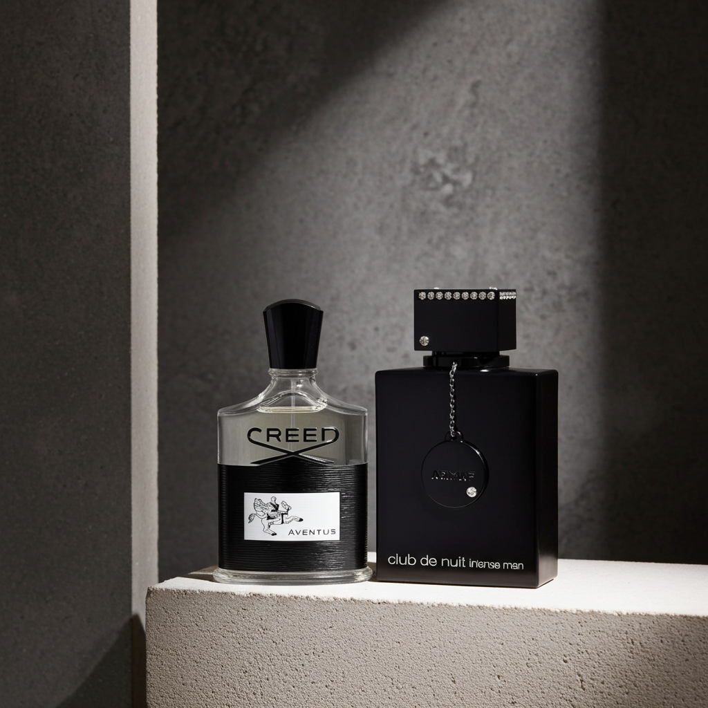 Set de 2 Perfumes Masculinos: Creed Aventus + Club De Nuit Intense