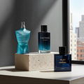 Set de 3 Perfumes Masculinos: Gaultier Le Mâle + Dior Sauvage + Bleu de Chanel