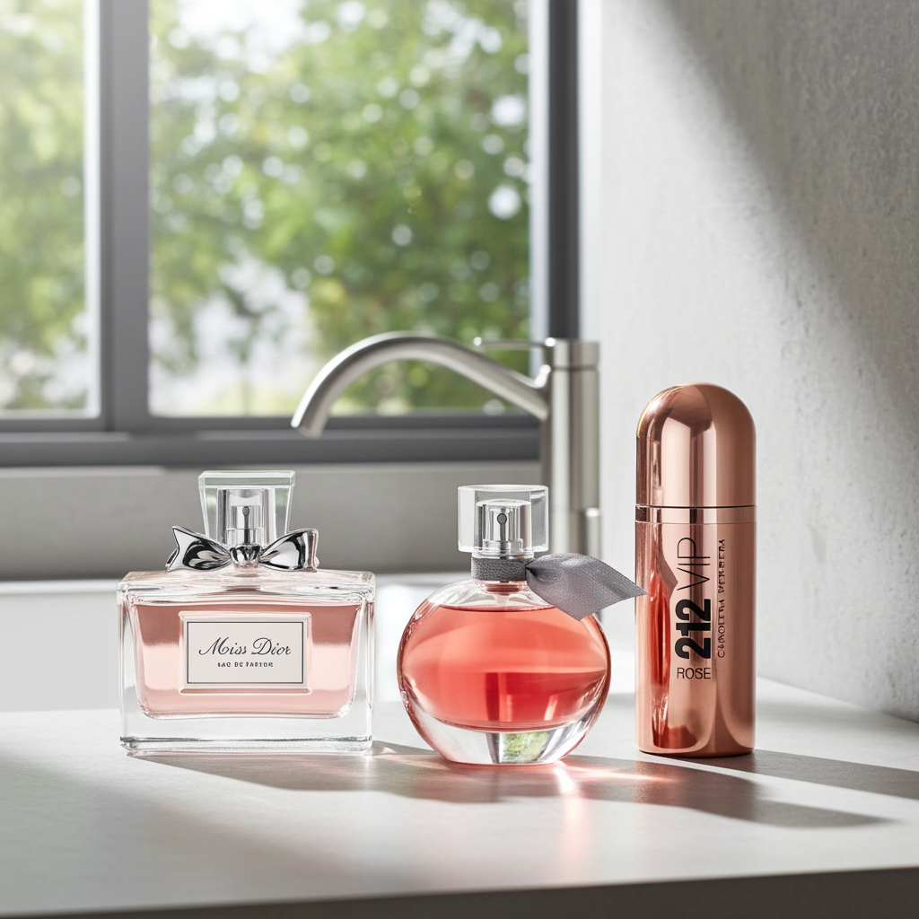 Set de 3 Perfumes: Miss Dior + La Vie Est Belle + 212 VIP Rosé